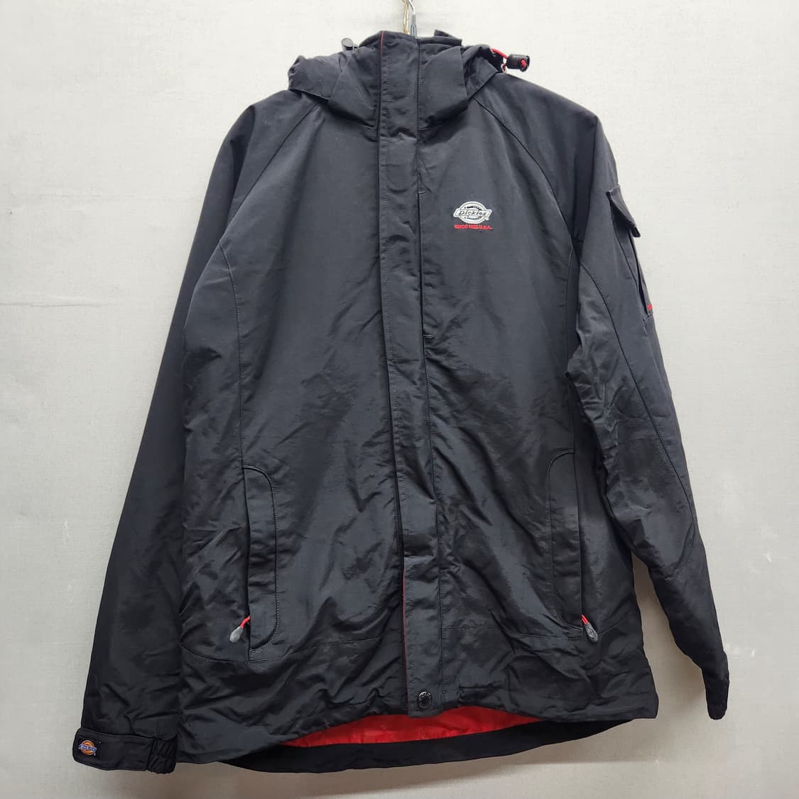 디키즈 암포켓 풀집업 후드 스트링 바람막이 M 상품이미지1