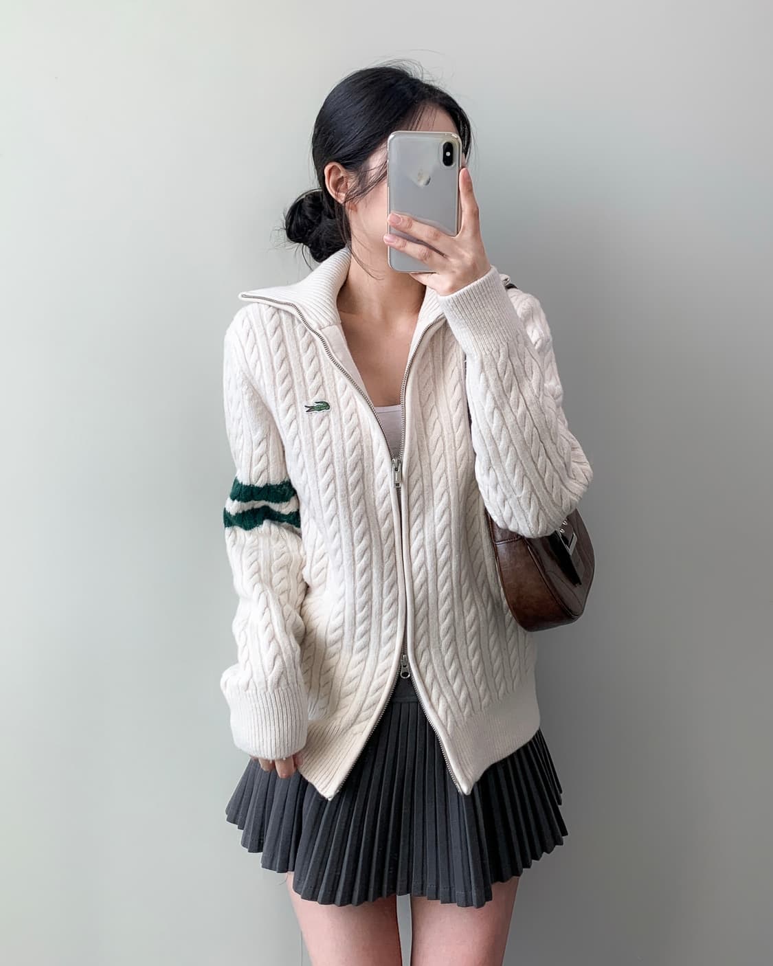 라코스테 니트 집업 상품이미지2