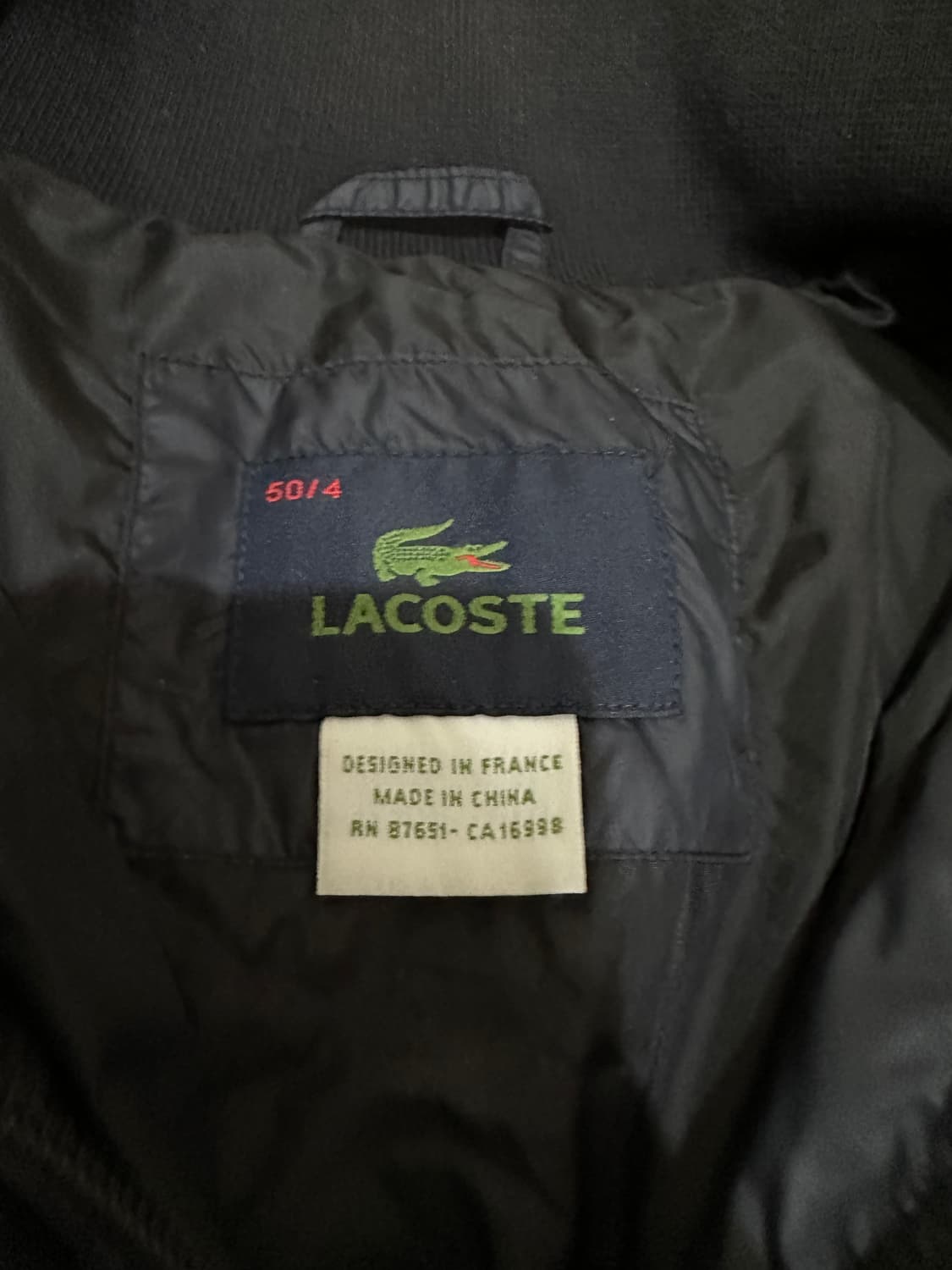 라코스테 덕다운 오리털패딩 100(L) 상품이미지2