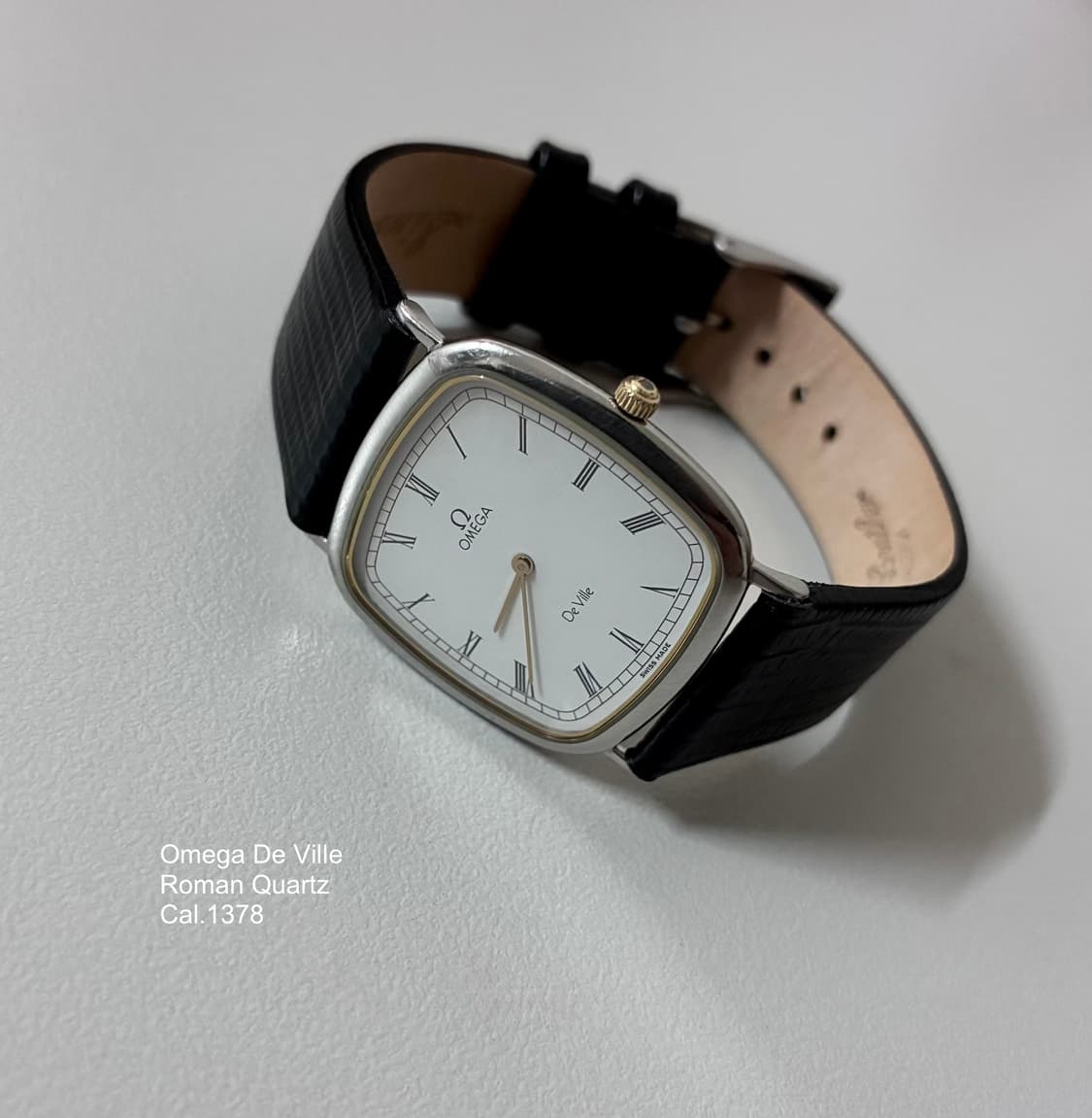 1980s Omega De Ville Roman Quartz  상품이미지5