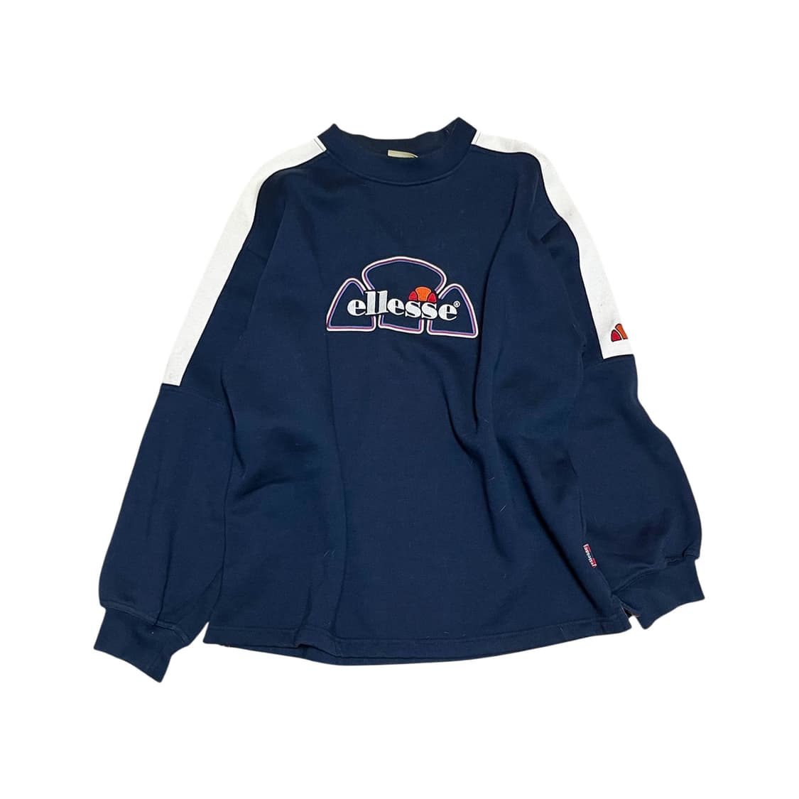 ELLESSE, crew neck sweatshirt top_Navy 상품이미지1