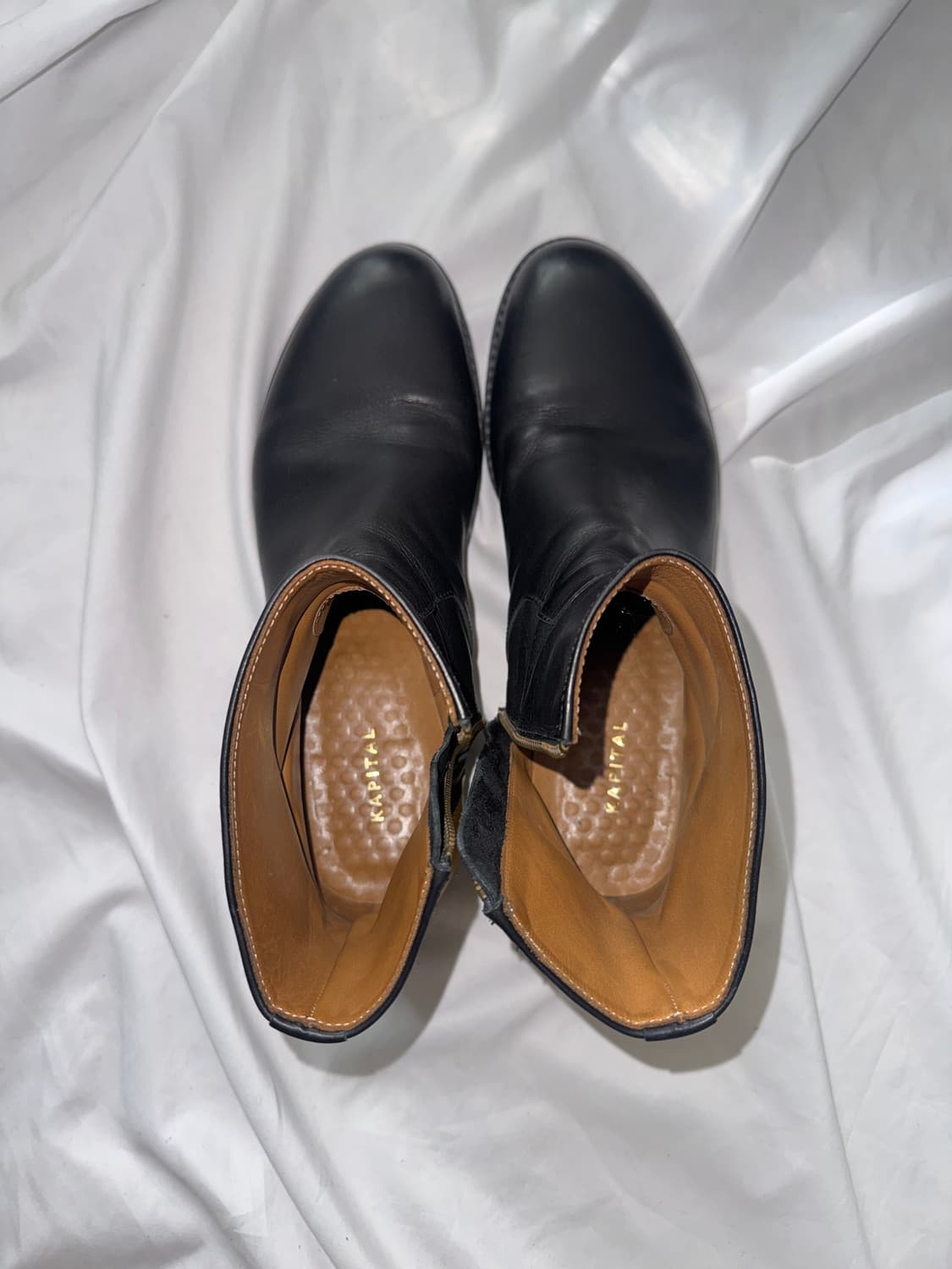 캐피탈 스마일 레더 부츠 상품이미지5