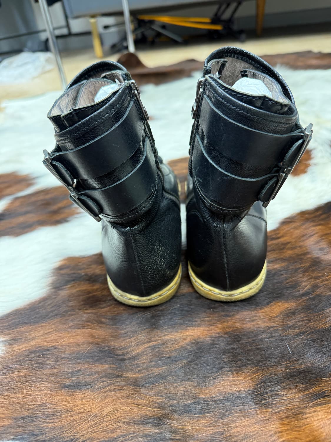 올 세인츠 더블벨트 더티솔 레더 하이탑 상품이미지4