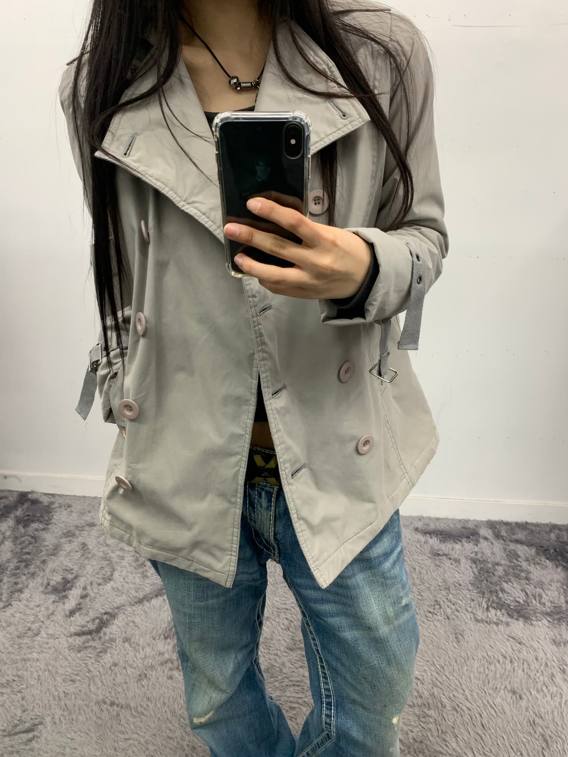 스투시 90s 본디지 피코트 자켓 상품이미지1