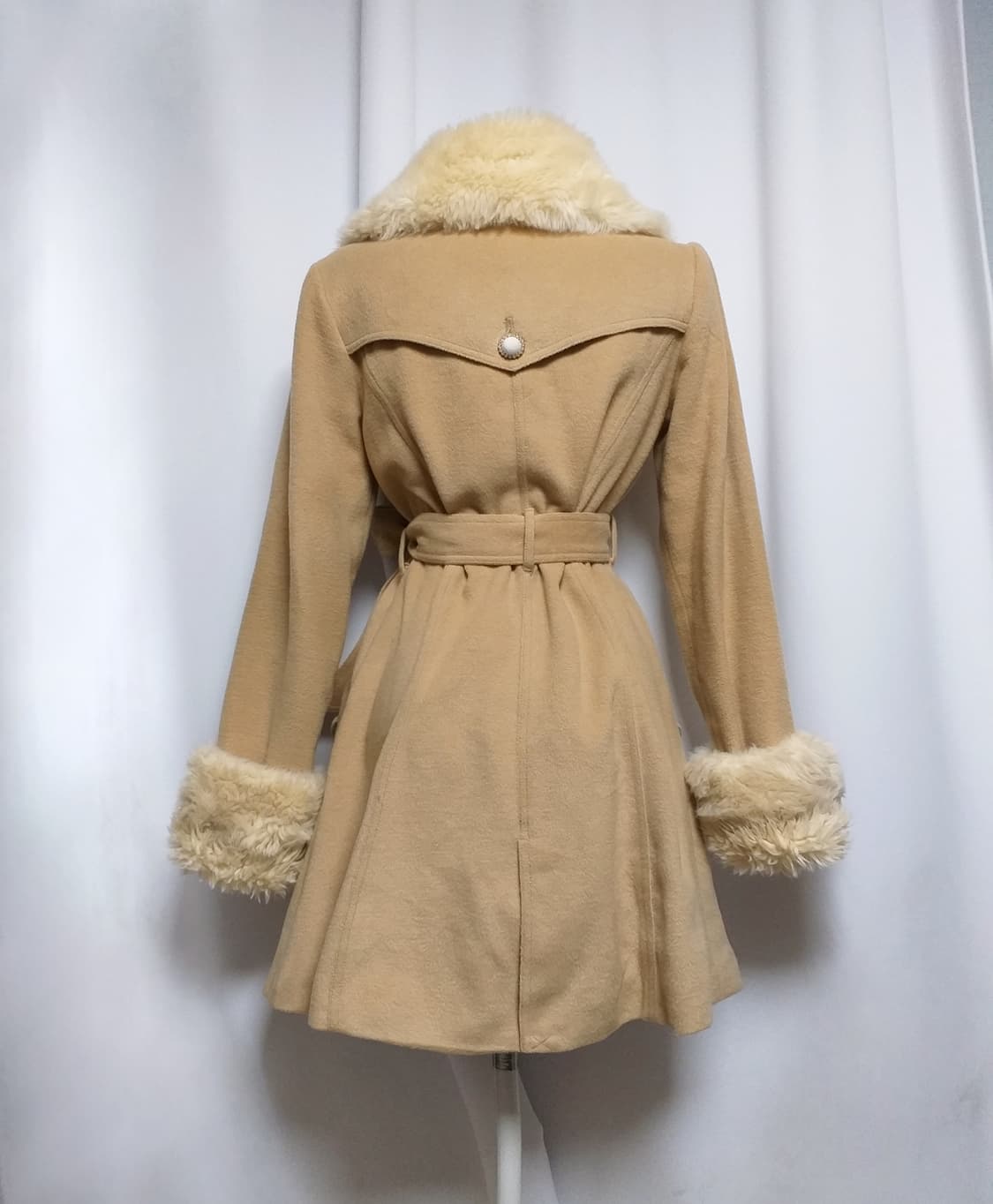 빈티지 퍼코트 히메라떼오네갸루 캐캐체 핀터깔 달천 대장 y2k자켓 로리타 상품이미지2