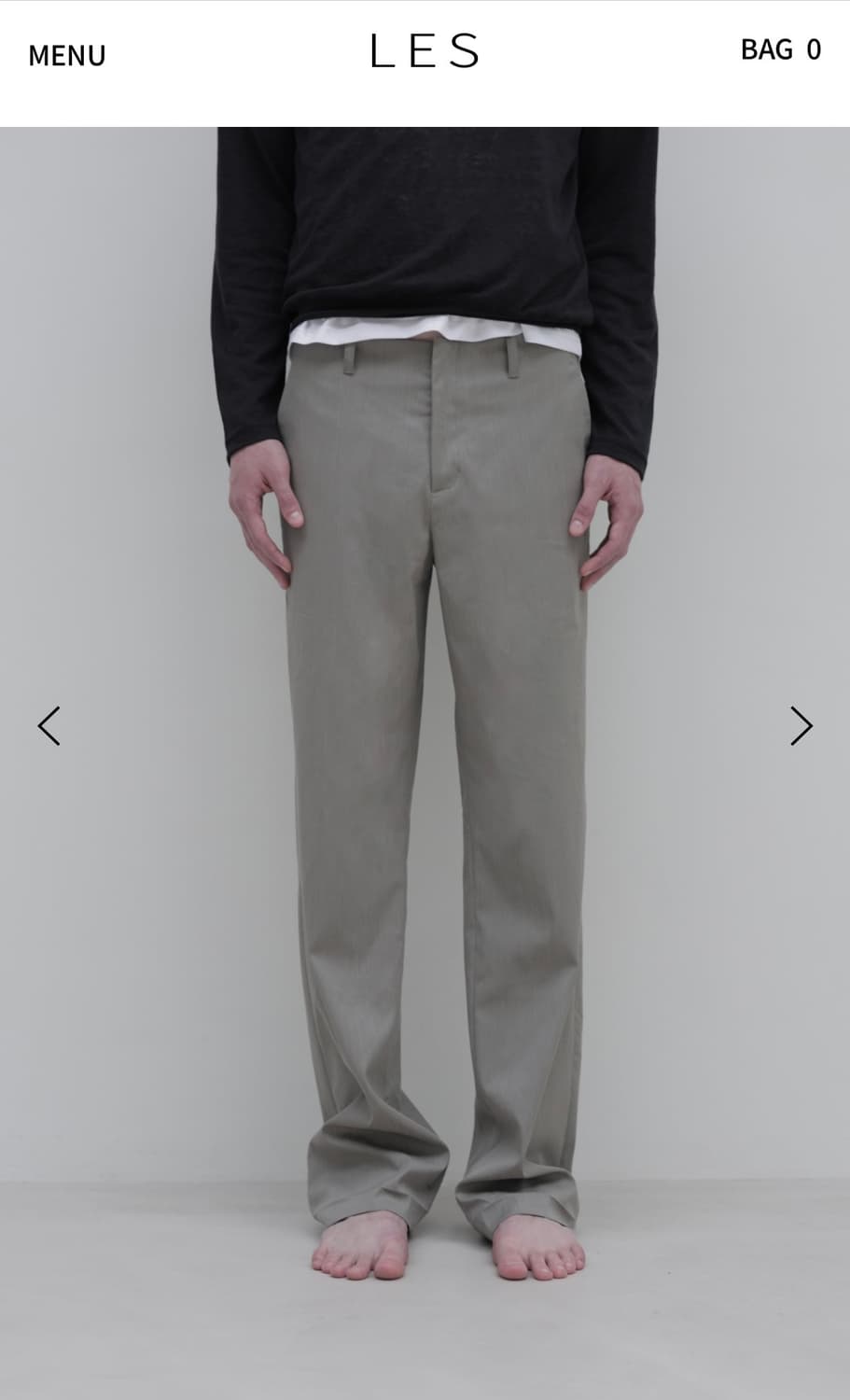 구매) les sin trouser 2 size 상품이미지2