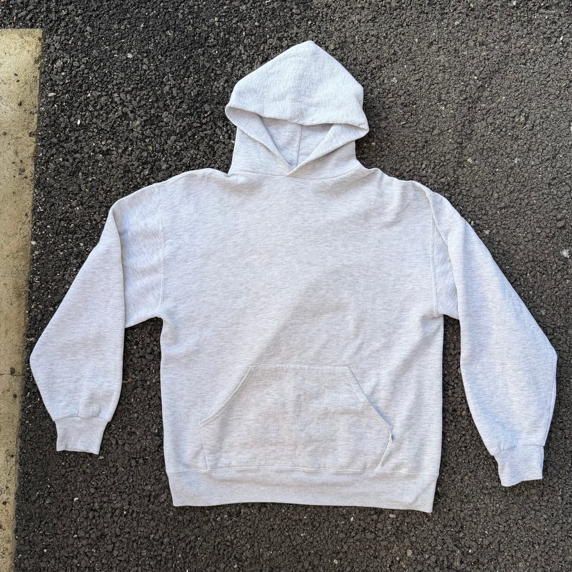 90s 빈티지 러셀 후드 그레이 L 상품이미지1