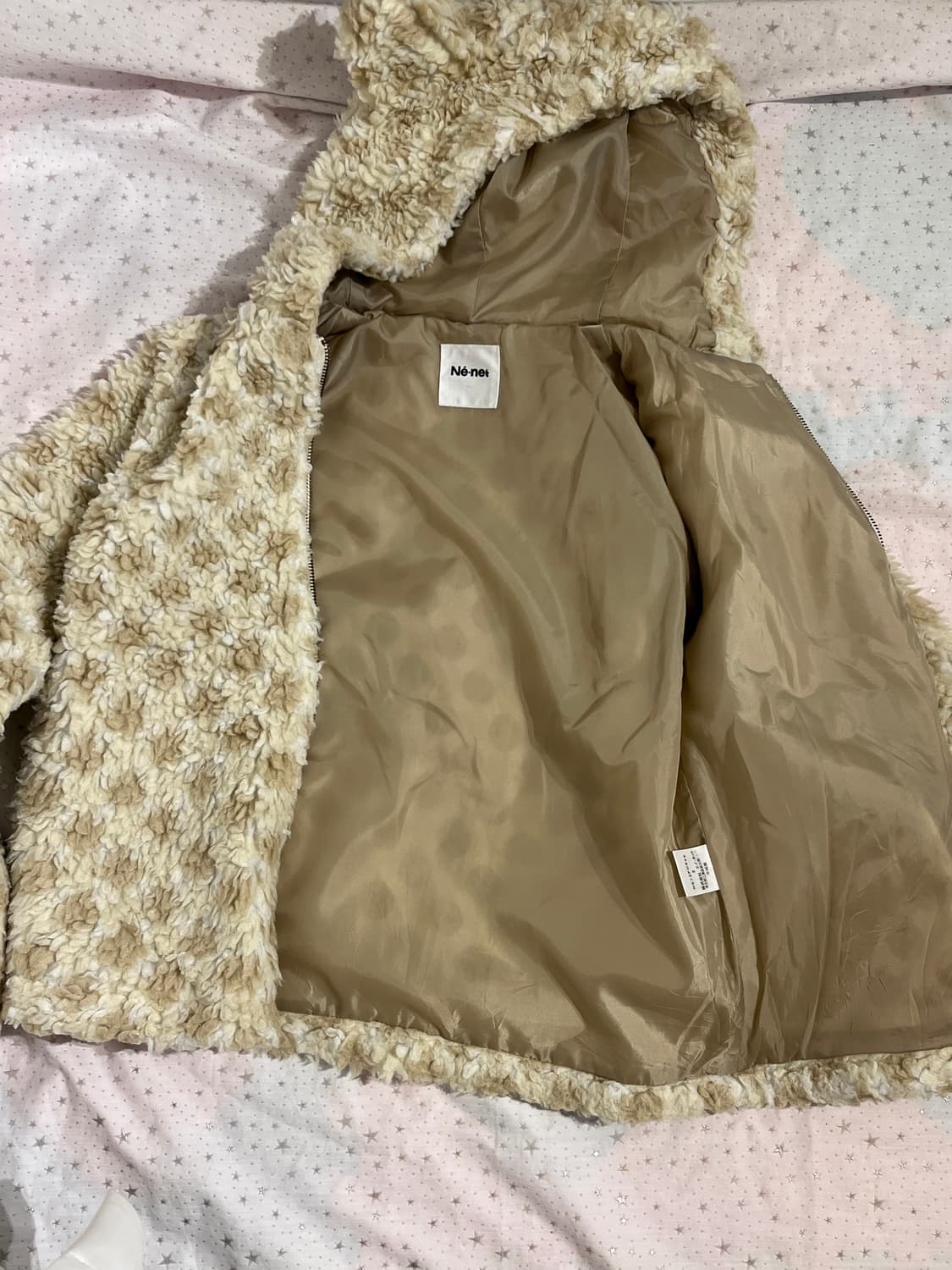 네넷 땡땡이 무늬 곰돌이 후드 집업 🧸 상품이미지8