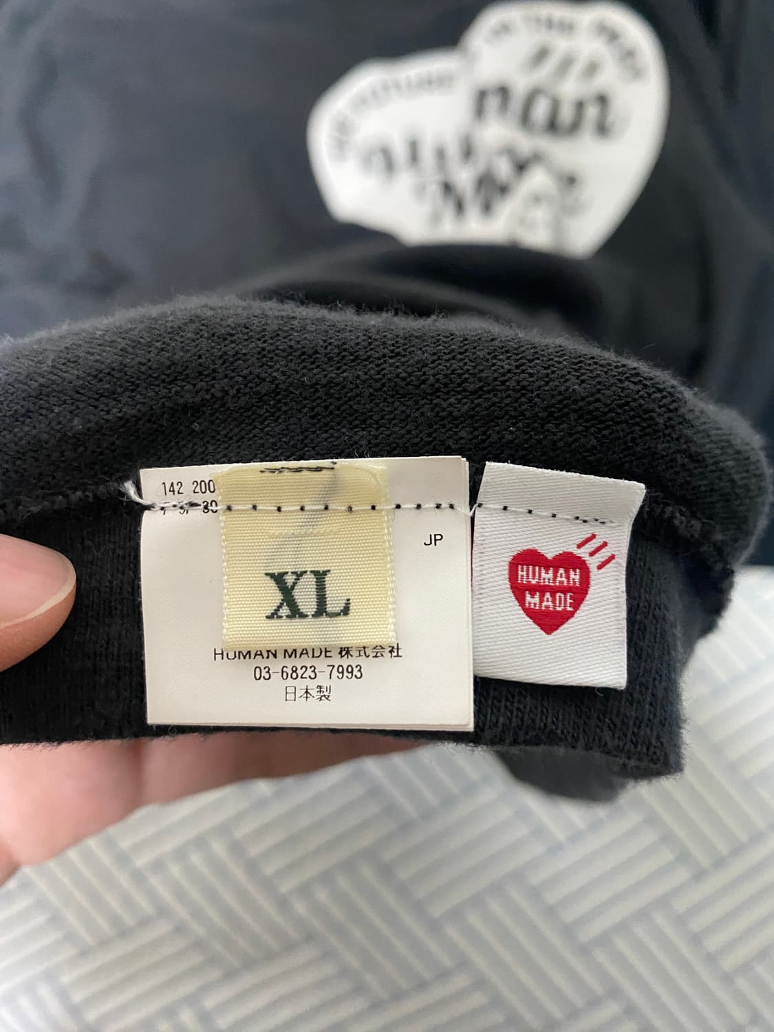 휴먼메이드 롱슬리브 블랙 XL 상품이미지7