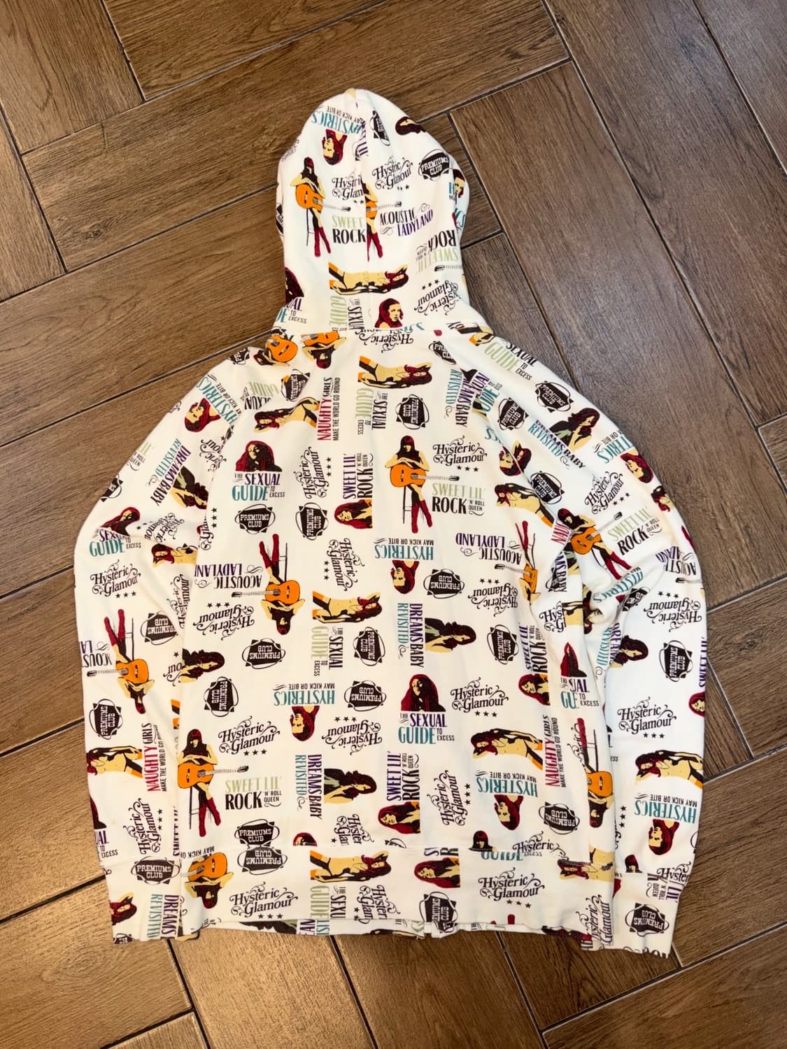 히스테릭글래머 히스걸 풀 프린팅 후드집업 상품이미지10