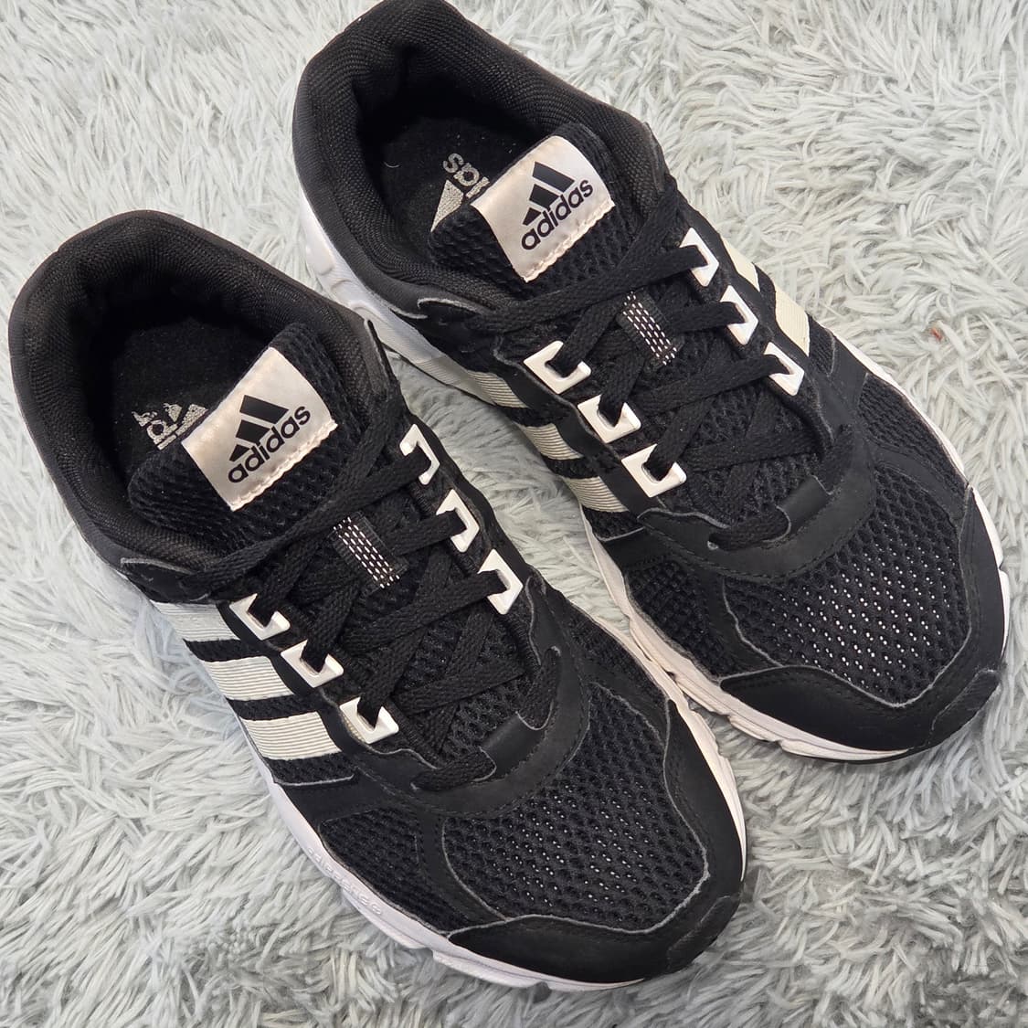 3q-28:아디다스 러닝 스니커즈 블랙화이트 (235mm) 상품이미지5