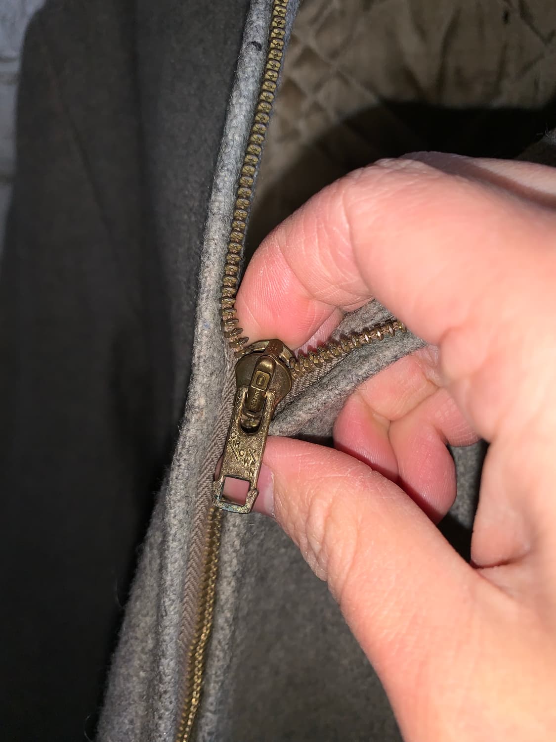 50년대 럭비 스포츠웨어 울 카코트  상품이미지4