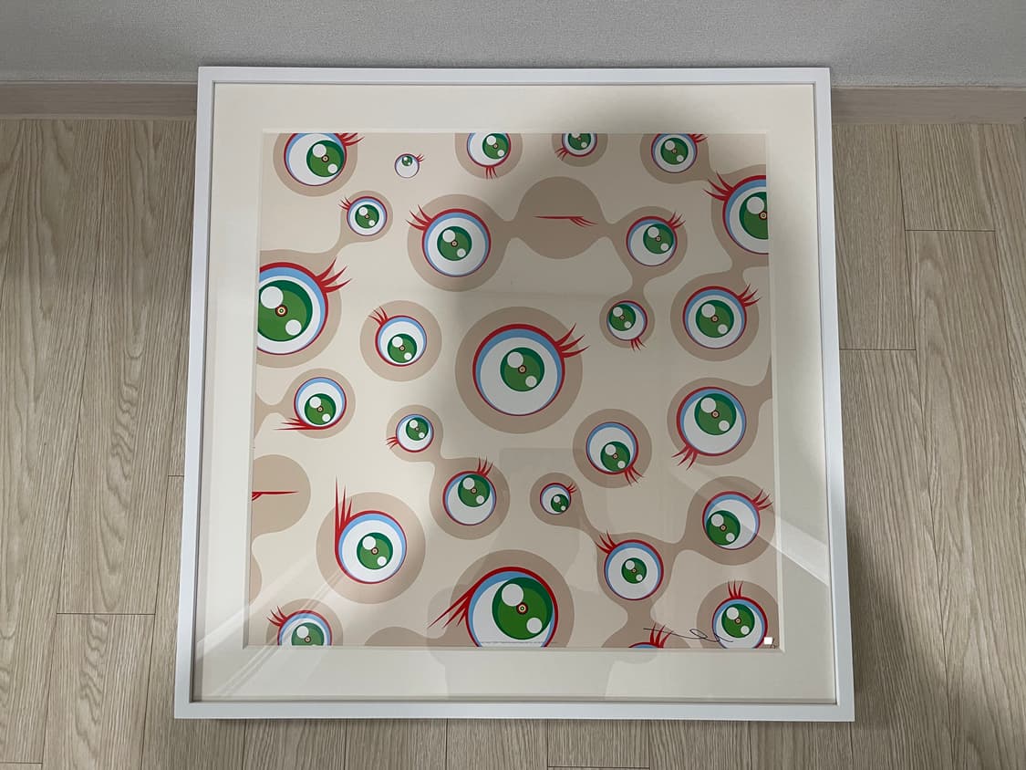 무라카미 다카시 젤리피쉬 크림 에디션 판화 상품이미지1