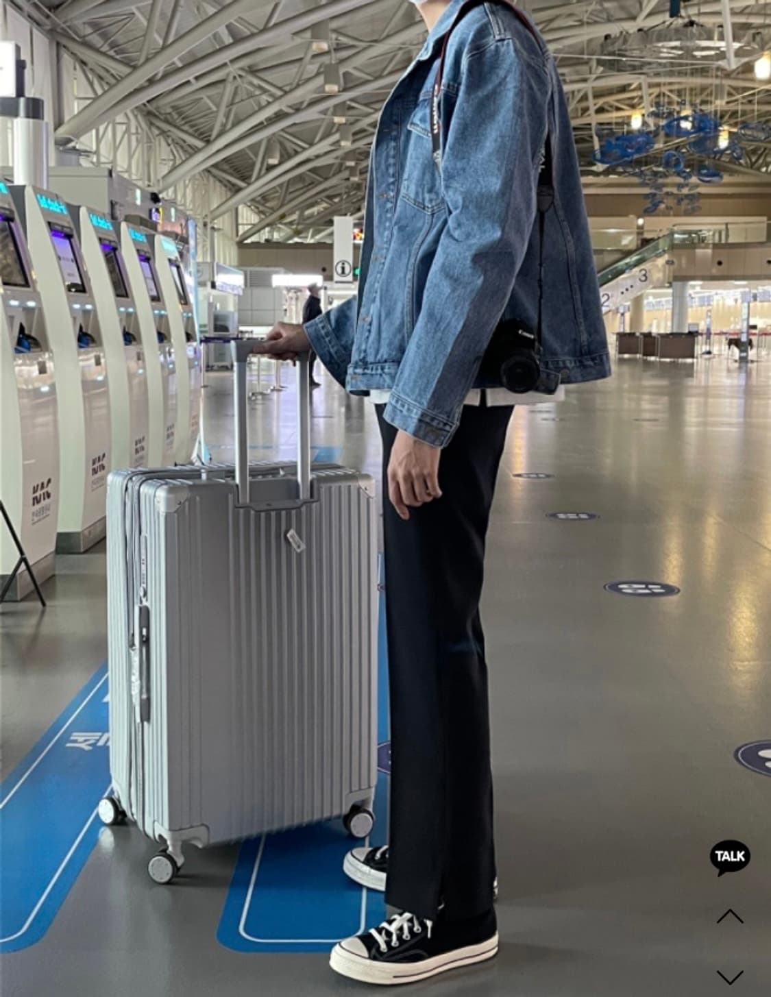 테리 미니멀 데님자켓 상품이미지4