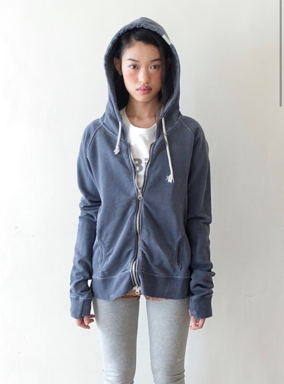 샵페어리 페어리 빈티지워싱 후드집업 상품이미지1