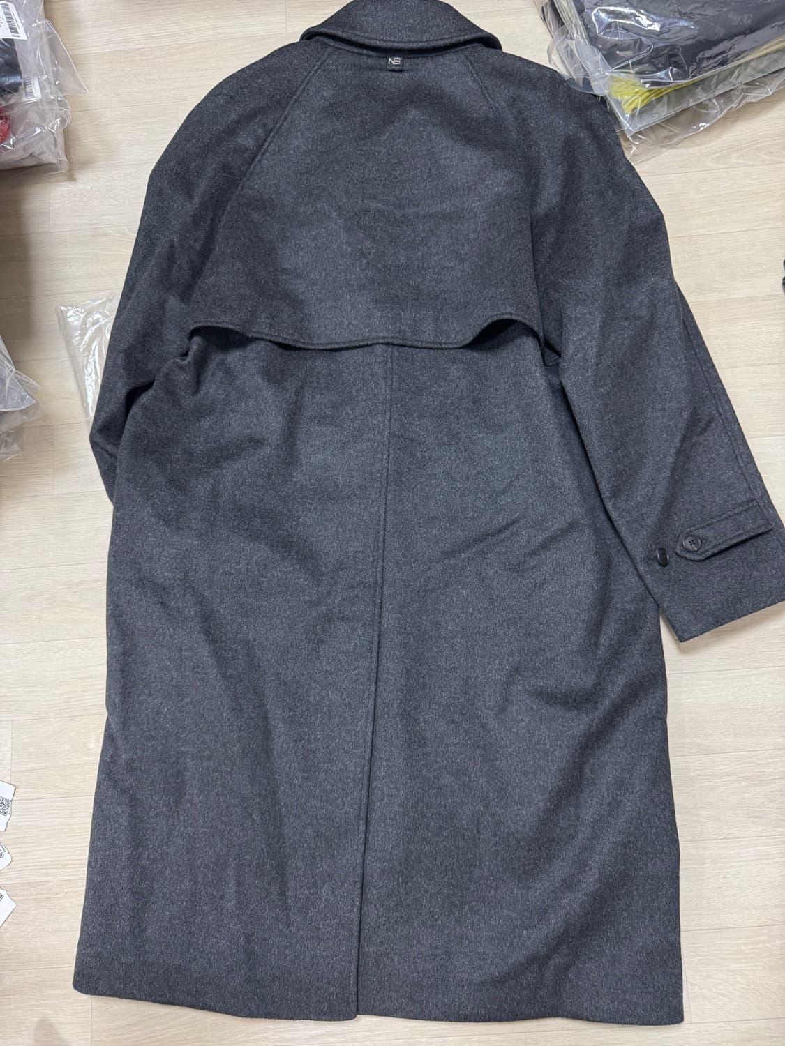 [XL] 넌블랭크 캐시미어 블렌드 발마칸 코트 상품이미지2