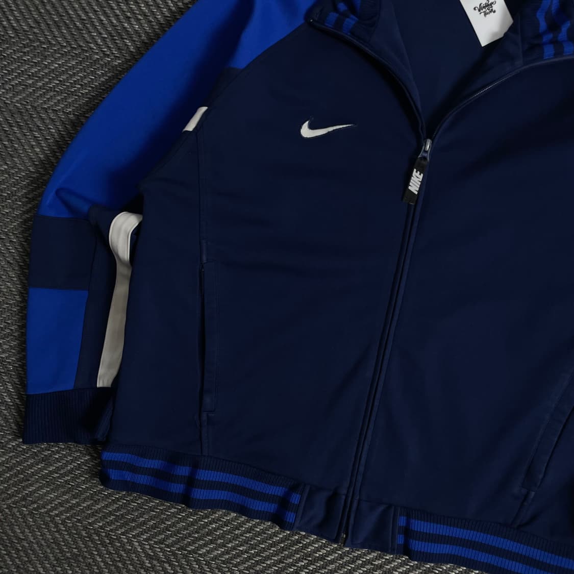 90s 나이키 올드스쿨 배색 박시핏 트랙탑 져지y 3317 상품이미지3