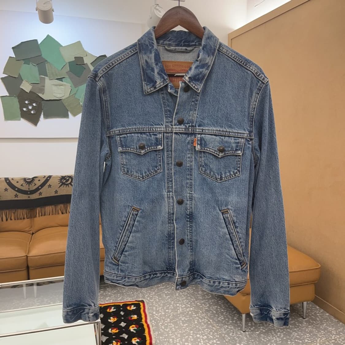 리바이스 빈티지무드 워싱 트러커 데님자켓 S C08262 상품이미지3