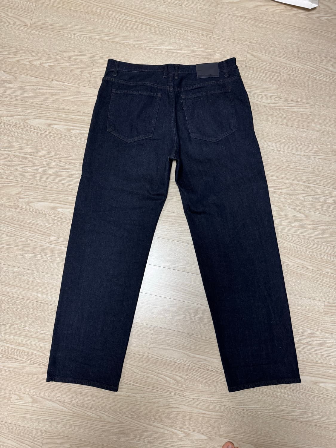 포터리 코튼 헴프 원워시드 스트레이트 데님 36 사이즈 상품이미지3