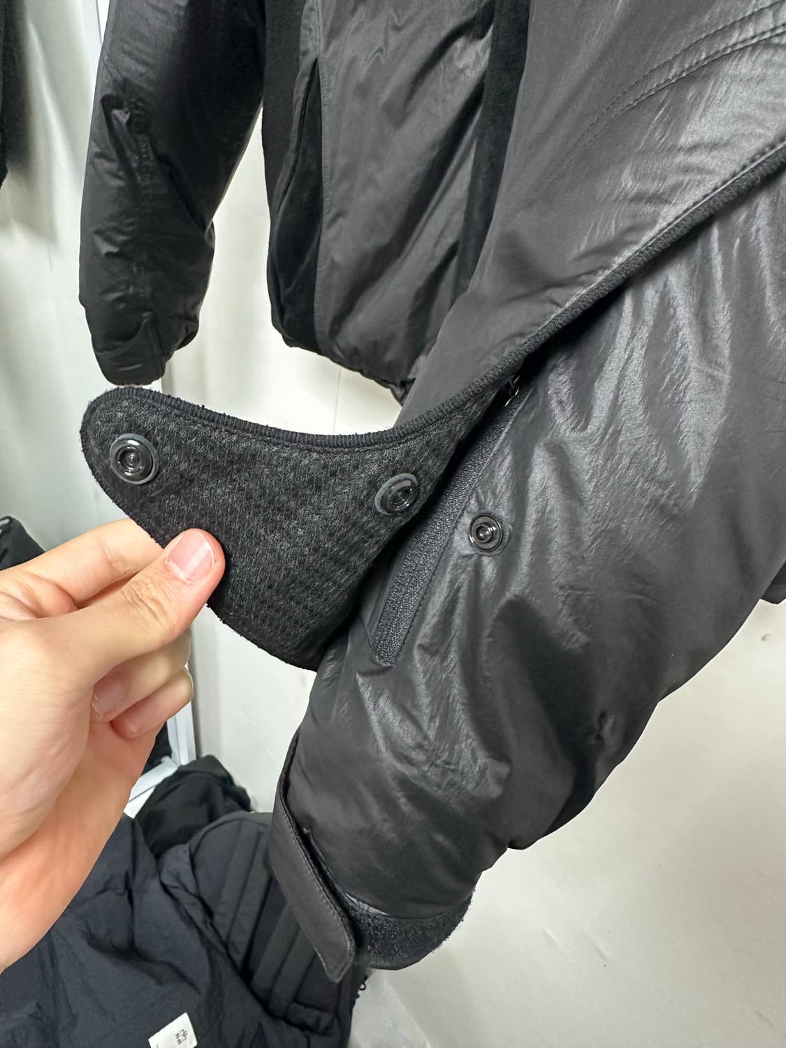 엑슬림 ep6 다운 패딩 블랙 상품이미지3