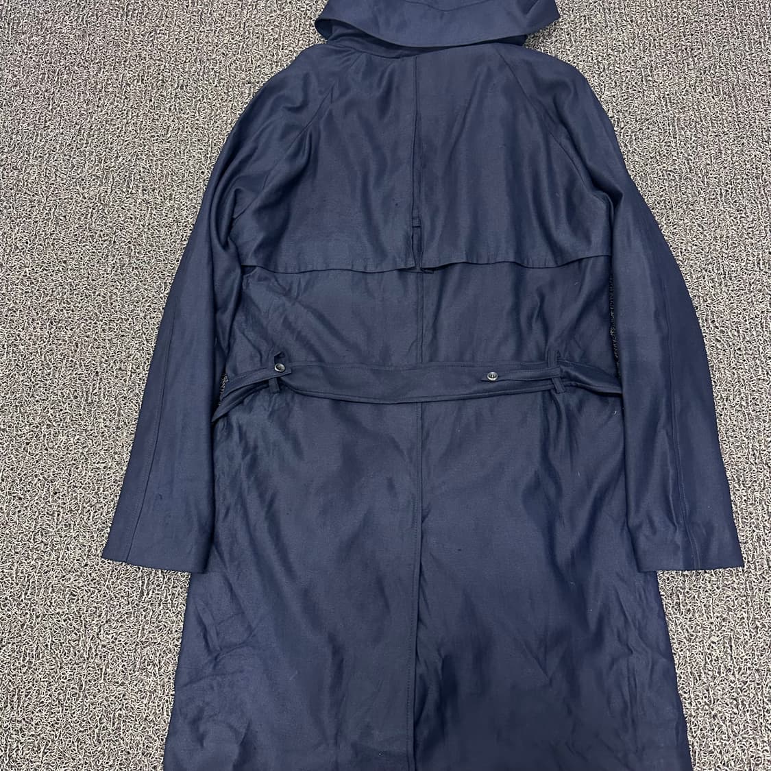 솔리드옴므 트렌치 코트 네이비 105(XL) 상품이미지4