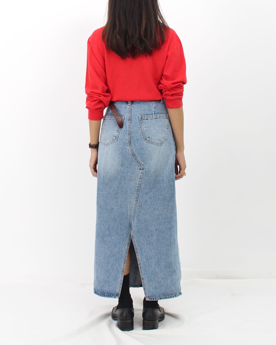 버버리 클래식 체크 자수 레드 pk 셔츠 카라티 상품이미지3