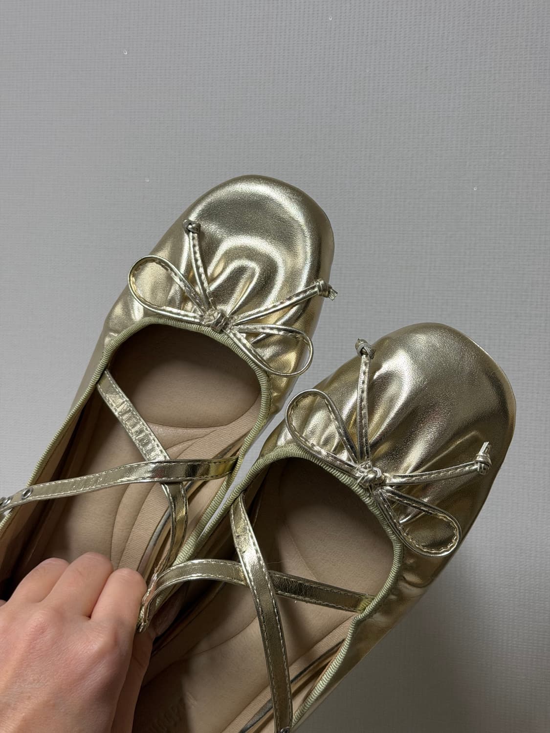 슈펜 발레리나 슈즈 골드 240 상품이미지2