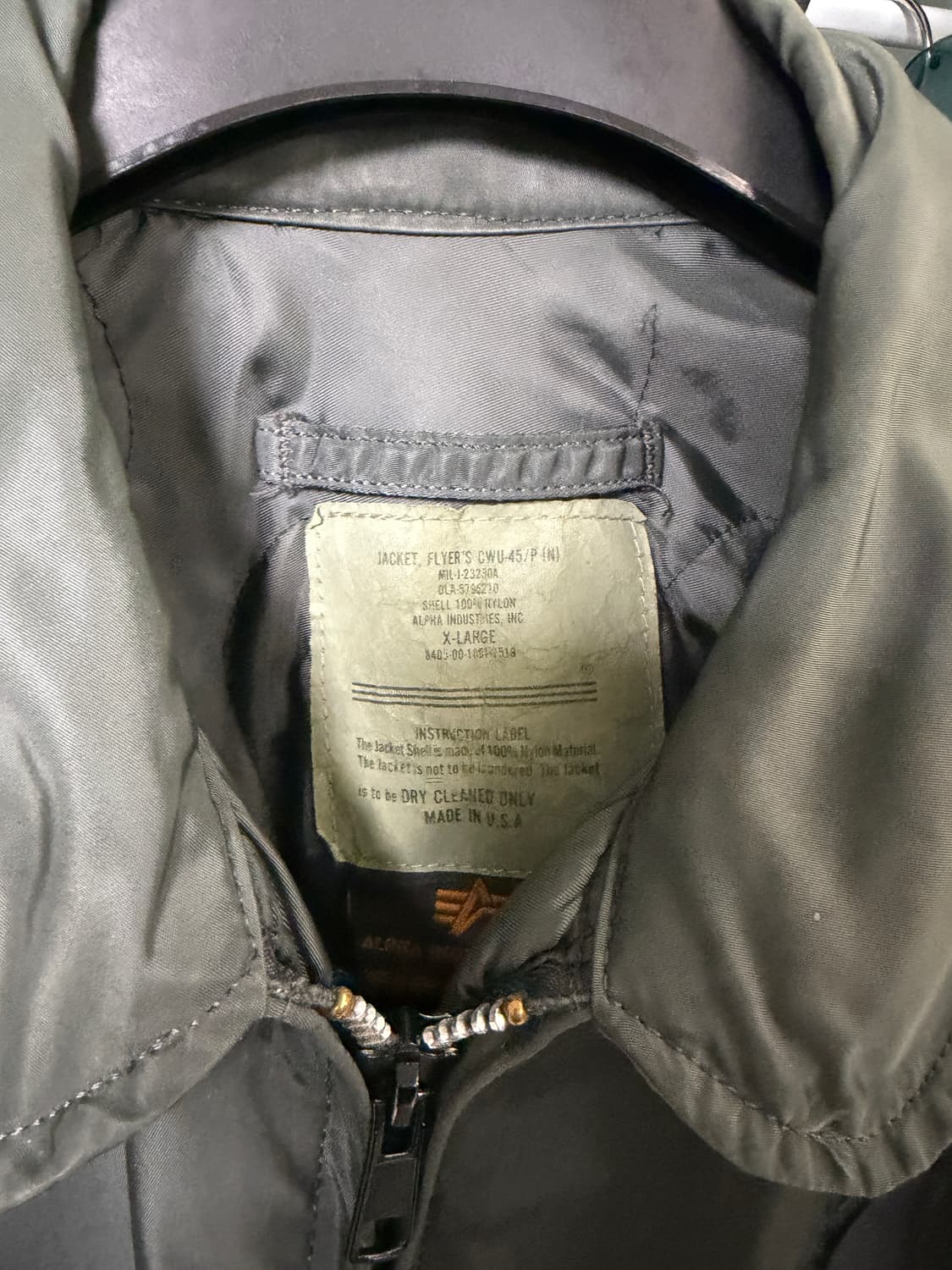 알파인더스트리 90s cwu45p (칸예 착용/made in USA) 상품이미지4