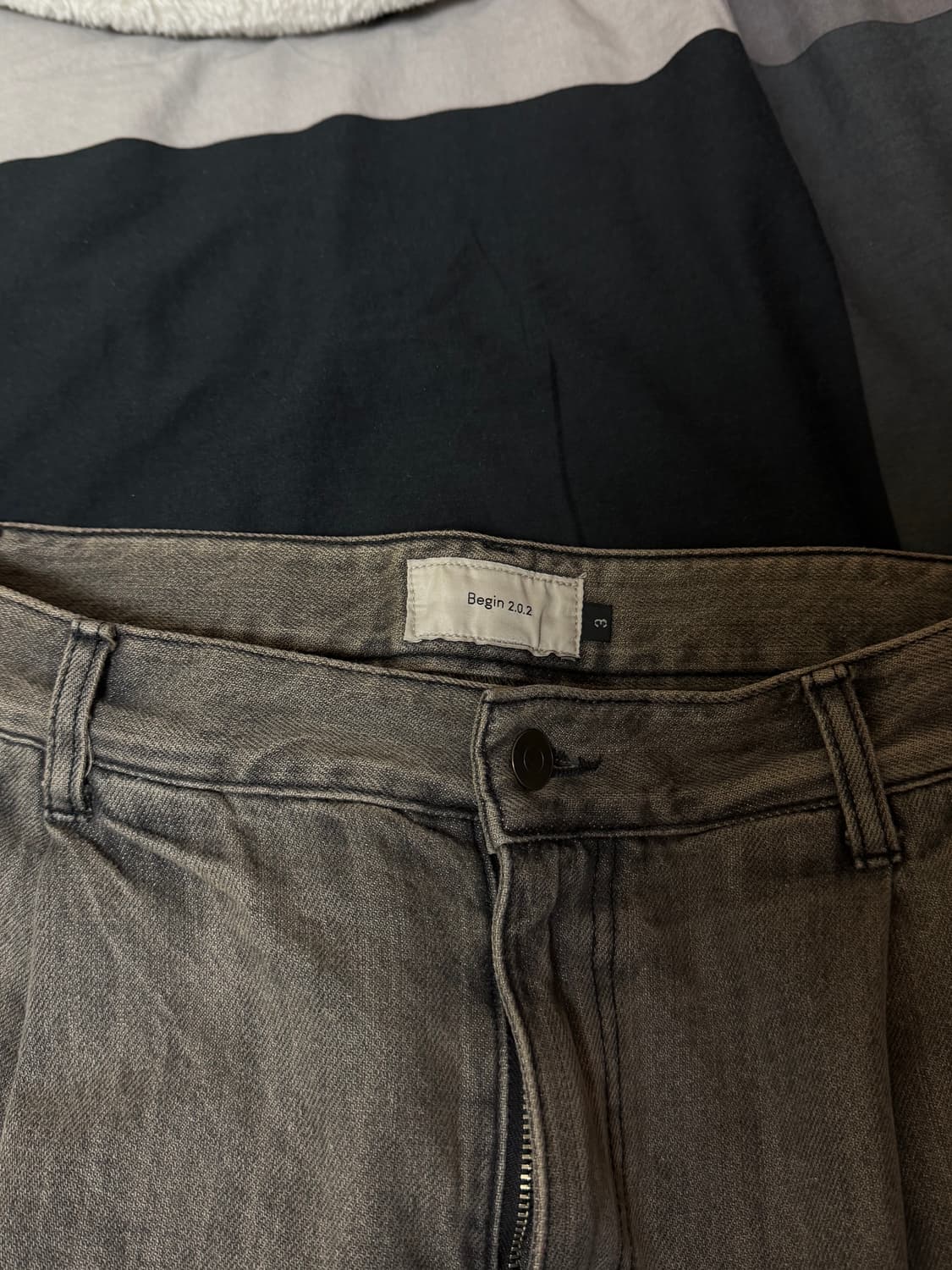 비긴202 베네타 투턱 데님 그레이 3 size 상품이미지2