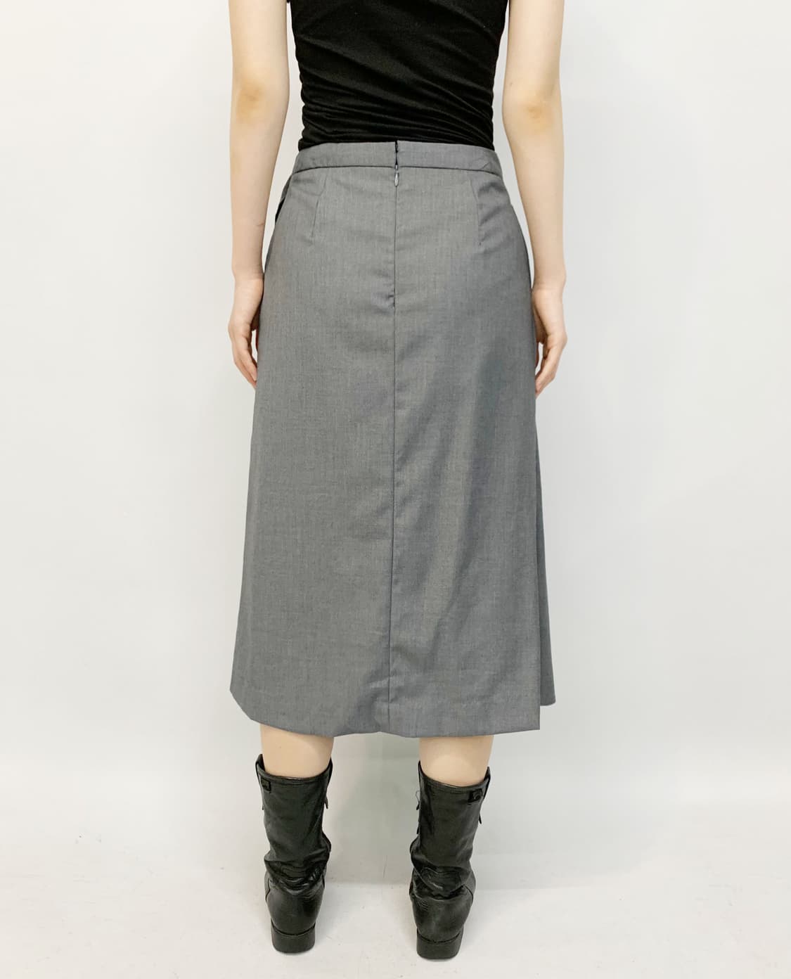 COMME DES MODEL 플리츠 랩 스커트 상품이미지4