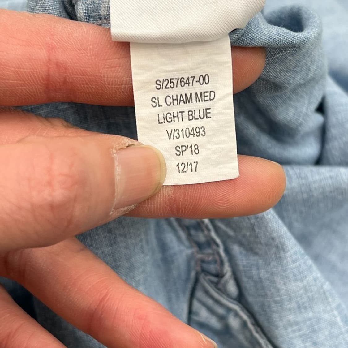 바나나리퍼블릭 데님셔츠 r2170 상품이미지7