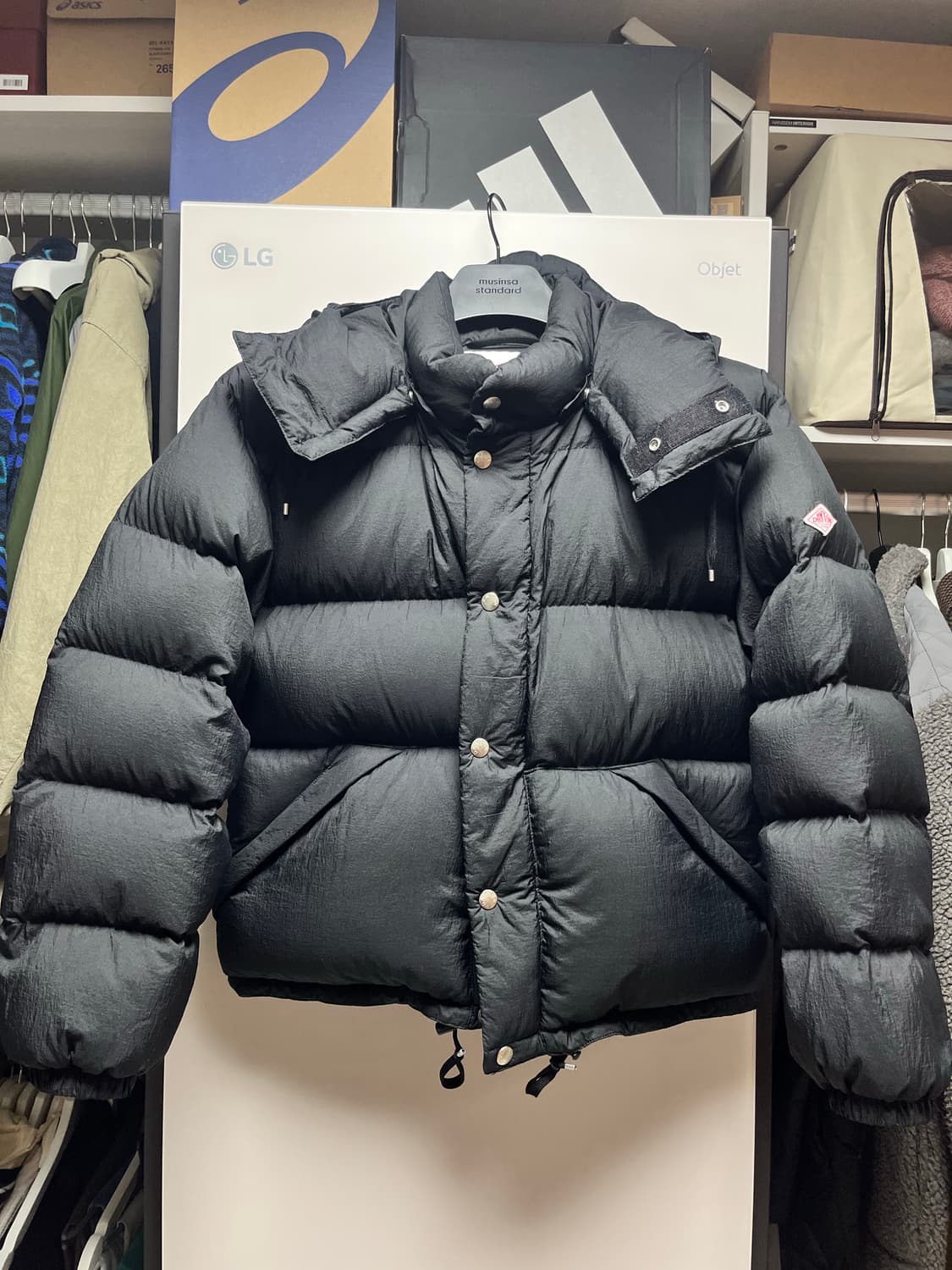 단톤 구스다운 후디드 자켓 S 상품이미지6