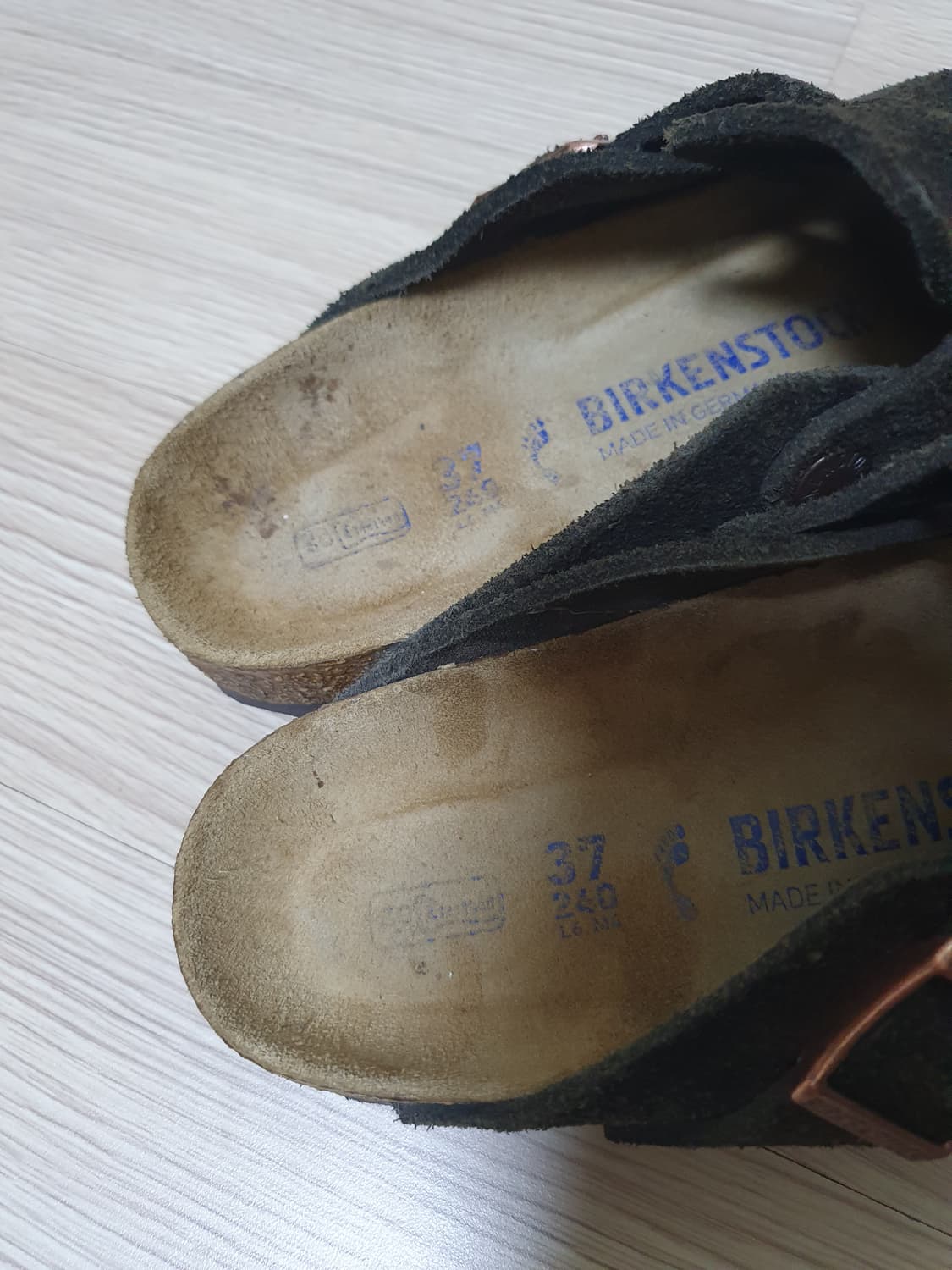 버켄스탁 보스턴 스웨이드 모카 240 상품이미지8