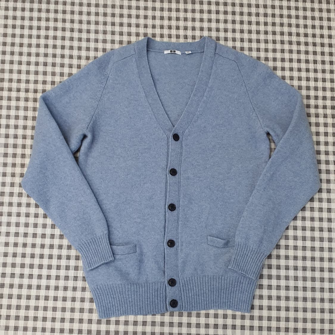 유니클로 울100 브이넥 가디건 남자95 상품이미지1