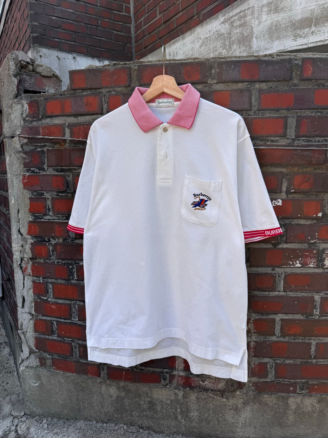 90s 버버리 PK 반팔티셔츠 상품이미지2