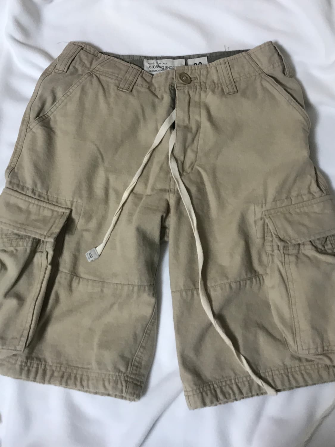 레전드핏!Abercrombie 아베크롬비 빈티지 카고 버뮤다 포캣 팬츠 상품이미지1