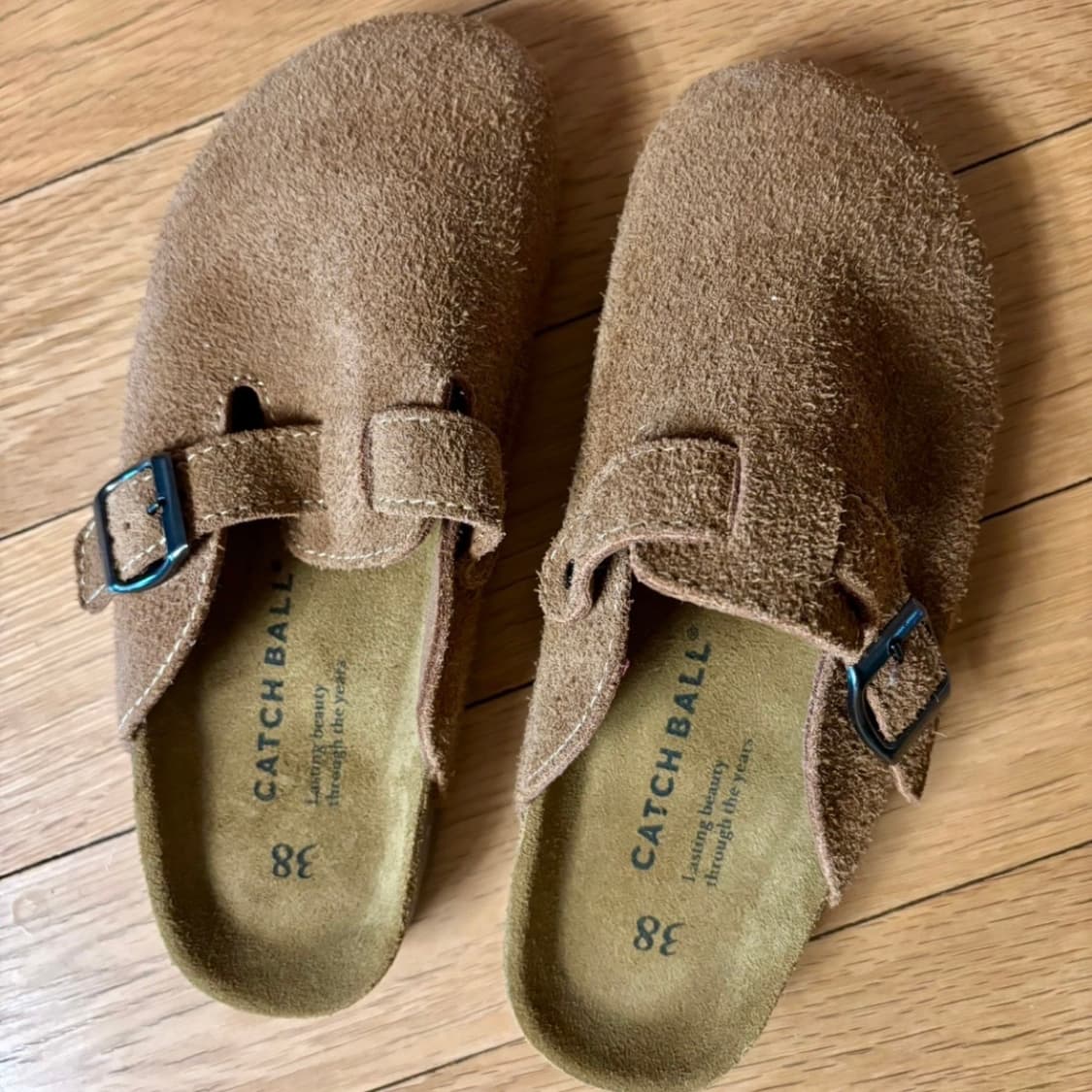 캐치볼 샌들 스웨이드 브라운 38/240 상품이미지2