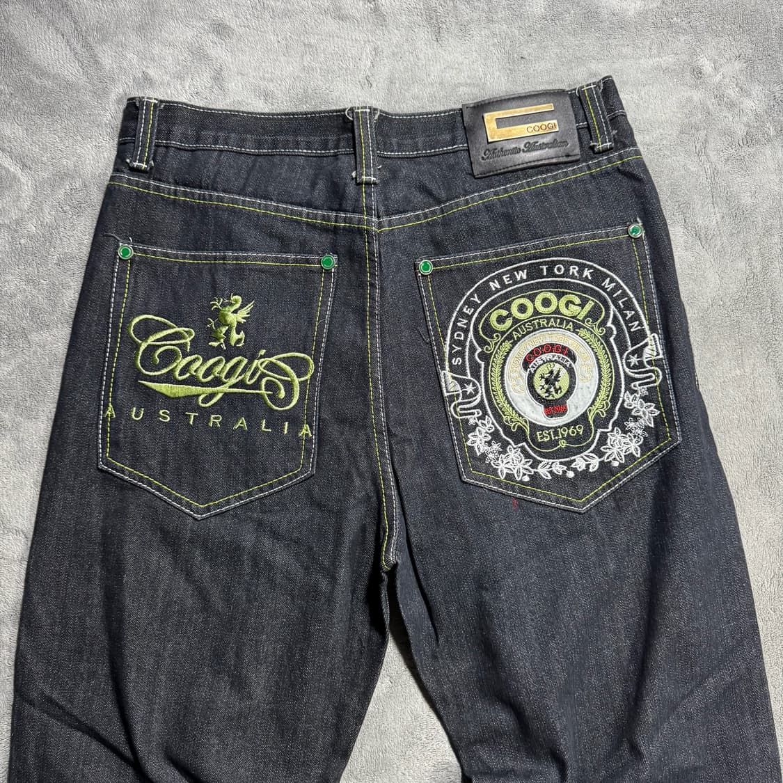 COOGI 쿠지 호주 엉덩이자수 데님팬츠 상품이미지2