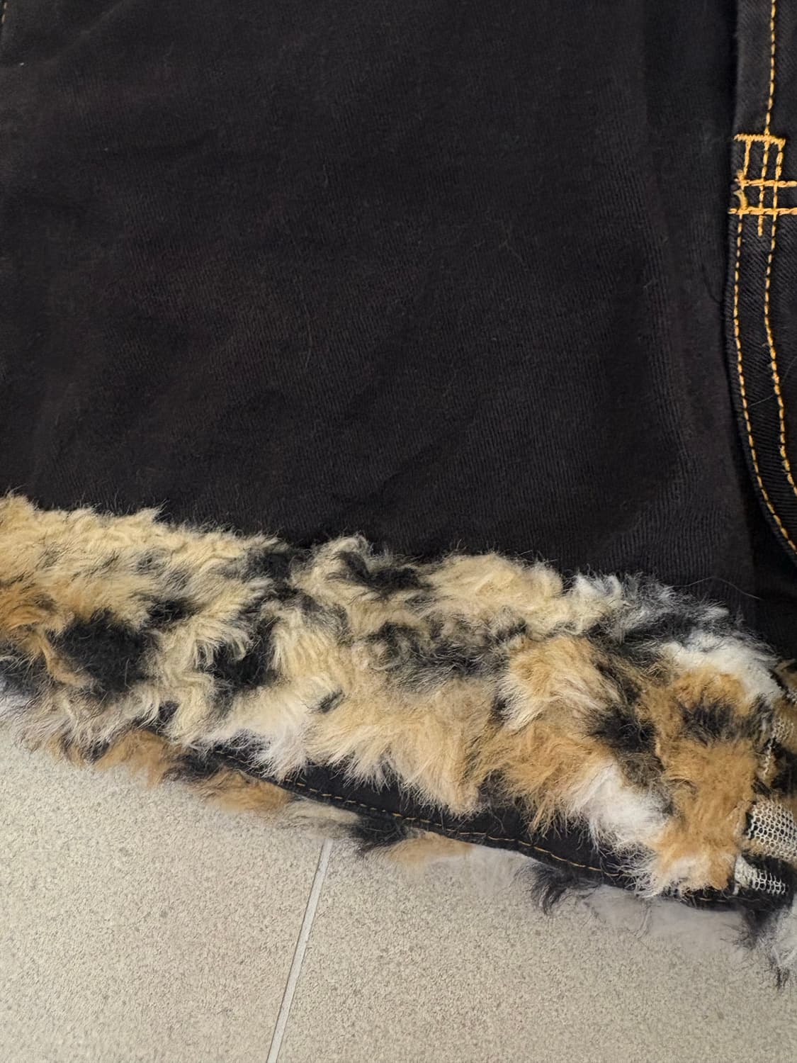 호피 퍼 버클 숏츠 상품이미지2