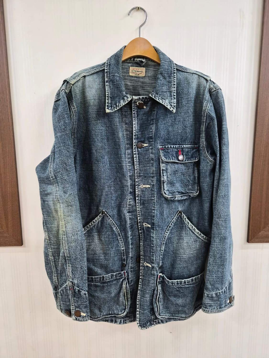 38/100) ETERNAL이터널 데님 워크 자켓 팝니다 상품이미지1