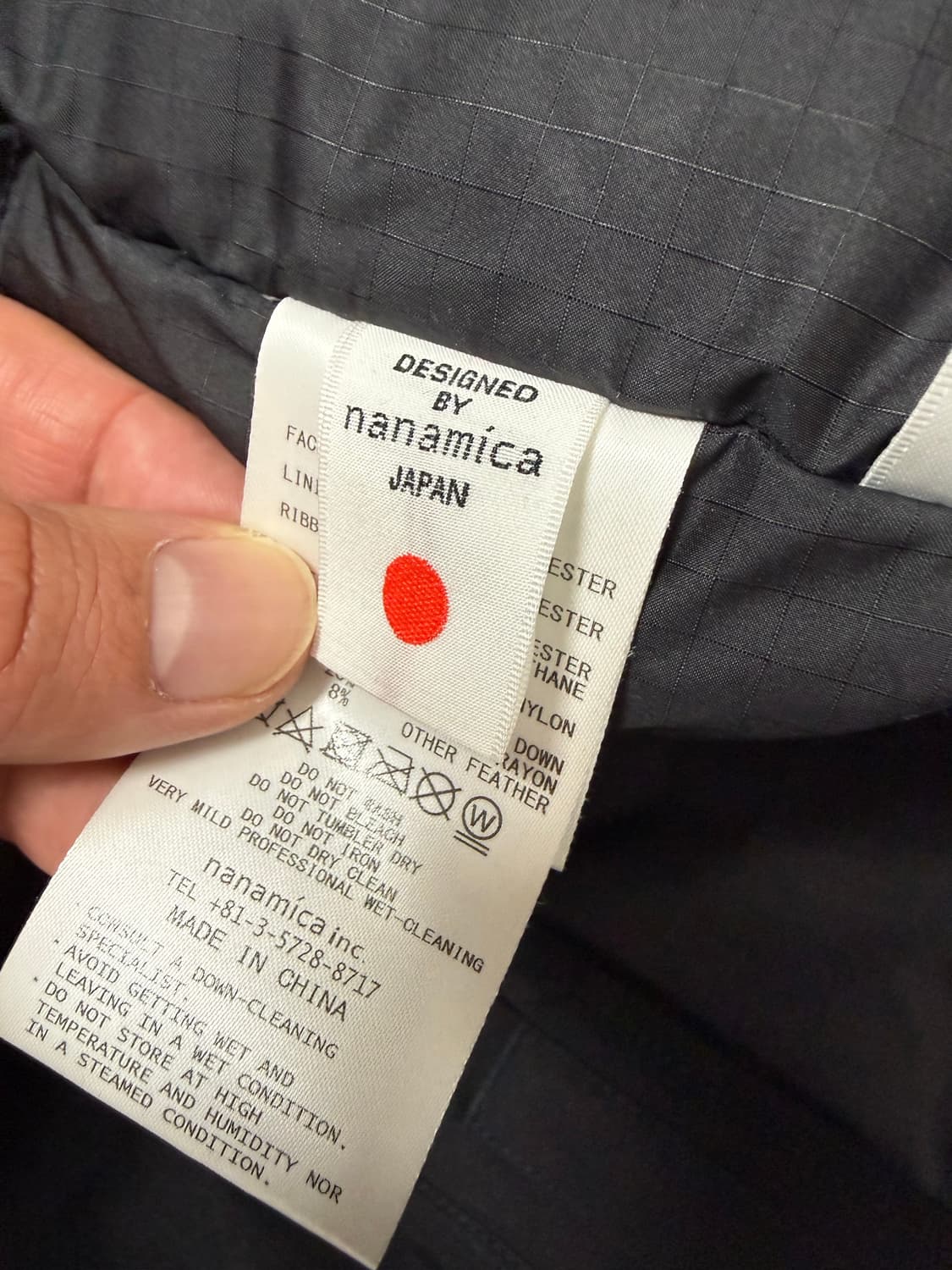 24FW 나나미카 고어텍스 숏다운 블랙 M 상품이미지4