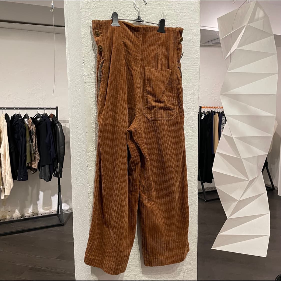 요지야마모토y’s 코듀로이 바지 상품이미지3