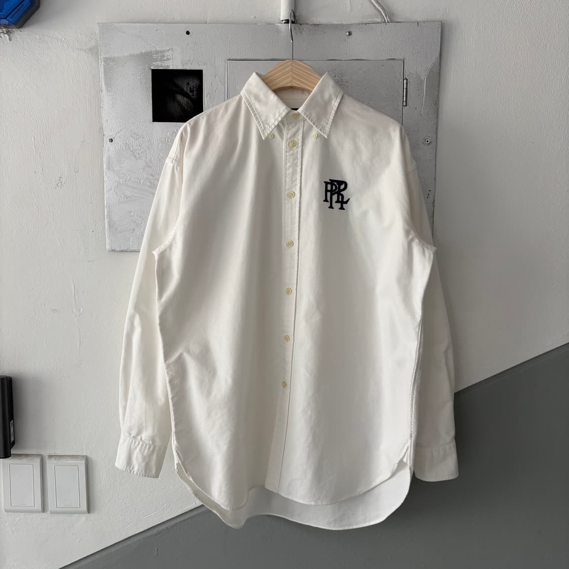 폴로 랄프로렌 로고 스트레치 셔츠 상품이미지1