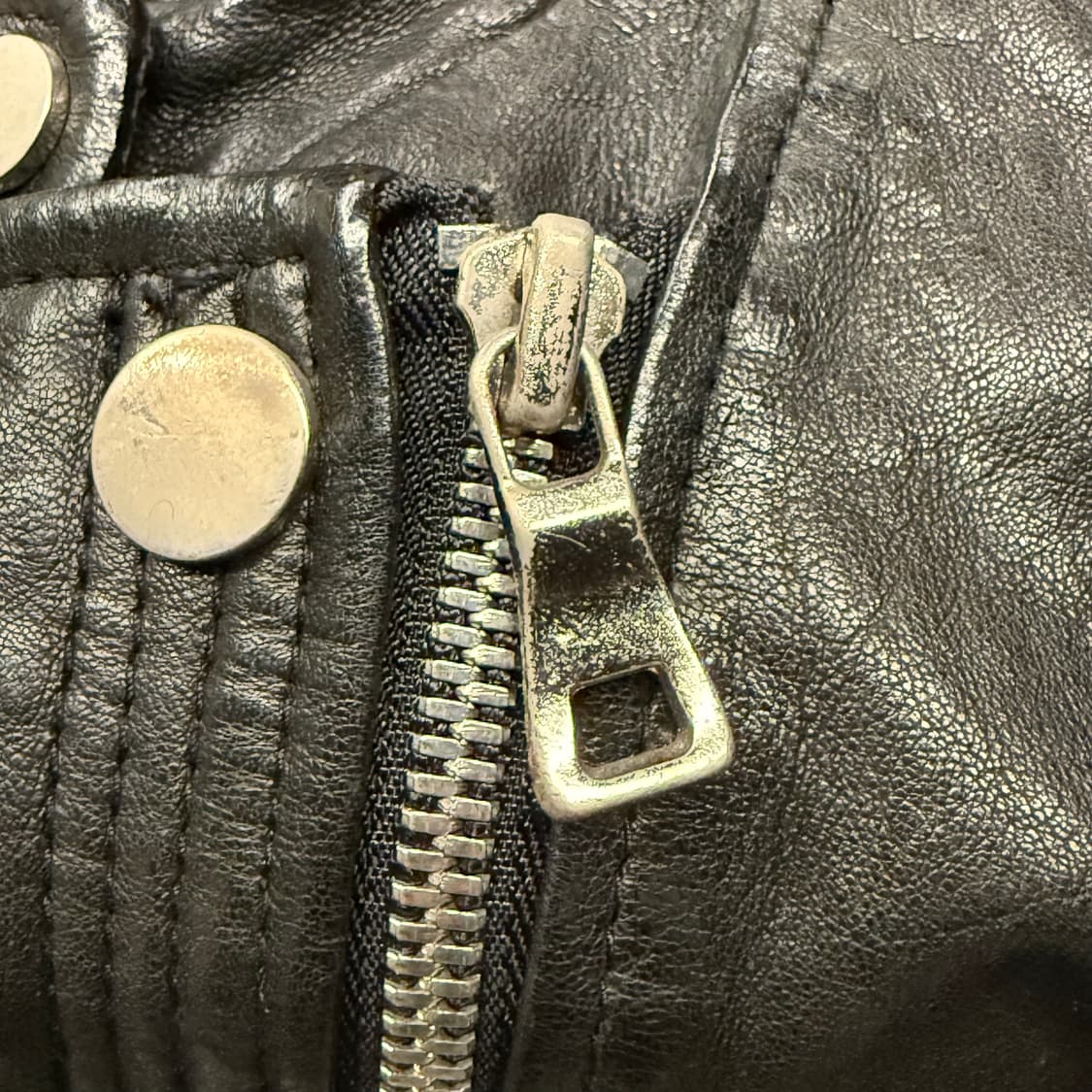 [정품] COVER 블랙 가죽 라이더 자켓 b14 상품이미지5