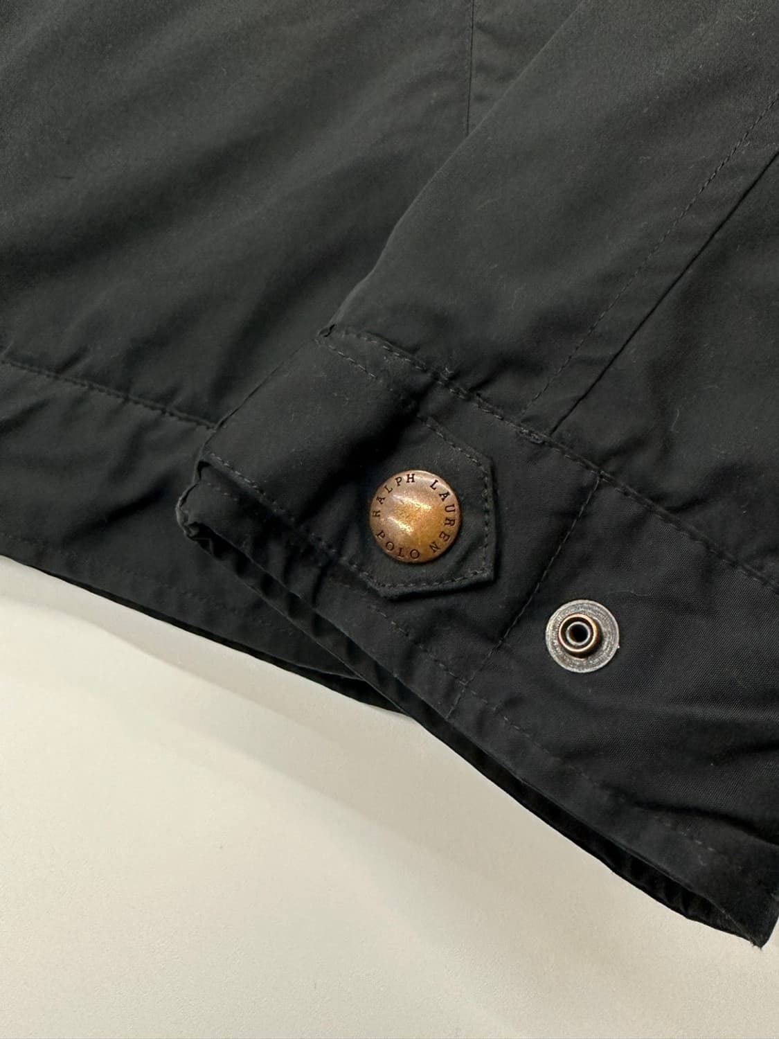 폴로랄프로렌 나일론 쉘 블랙 플리스 봄버 자켓 상품이미지5
