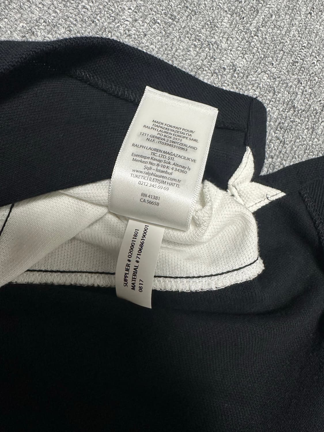 폴로 빅포니 카라티 블랙/화이트 희귀매물 상품이미지3