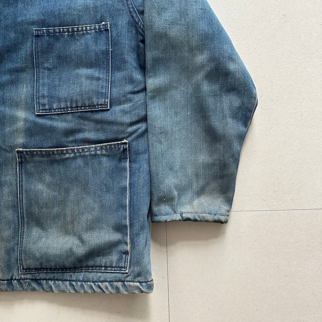 70s 트로이밀스 블랭킷 데님 초어 자켓 USA MADE 상품이미지2