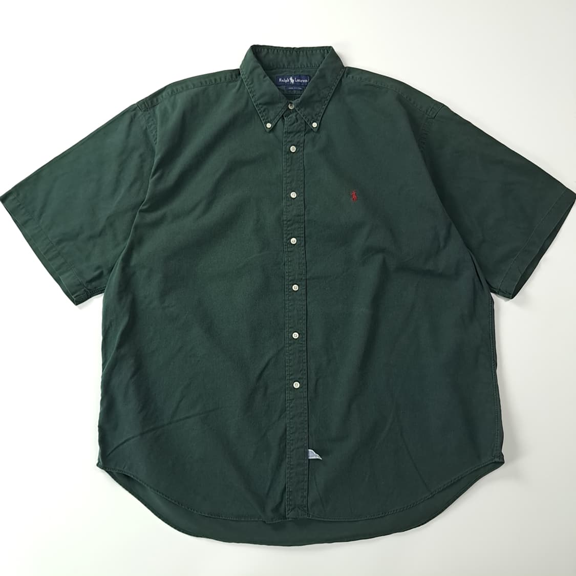CK809 2XL 폴로 90s 포레스트그린 반팔 셔츠 남방 상품이미지1