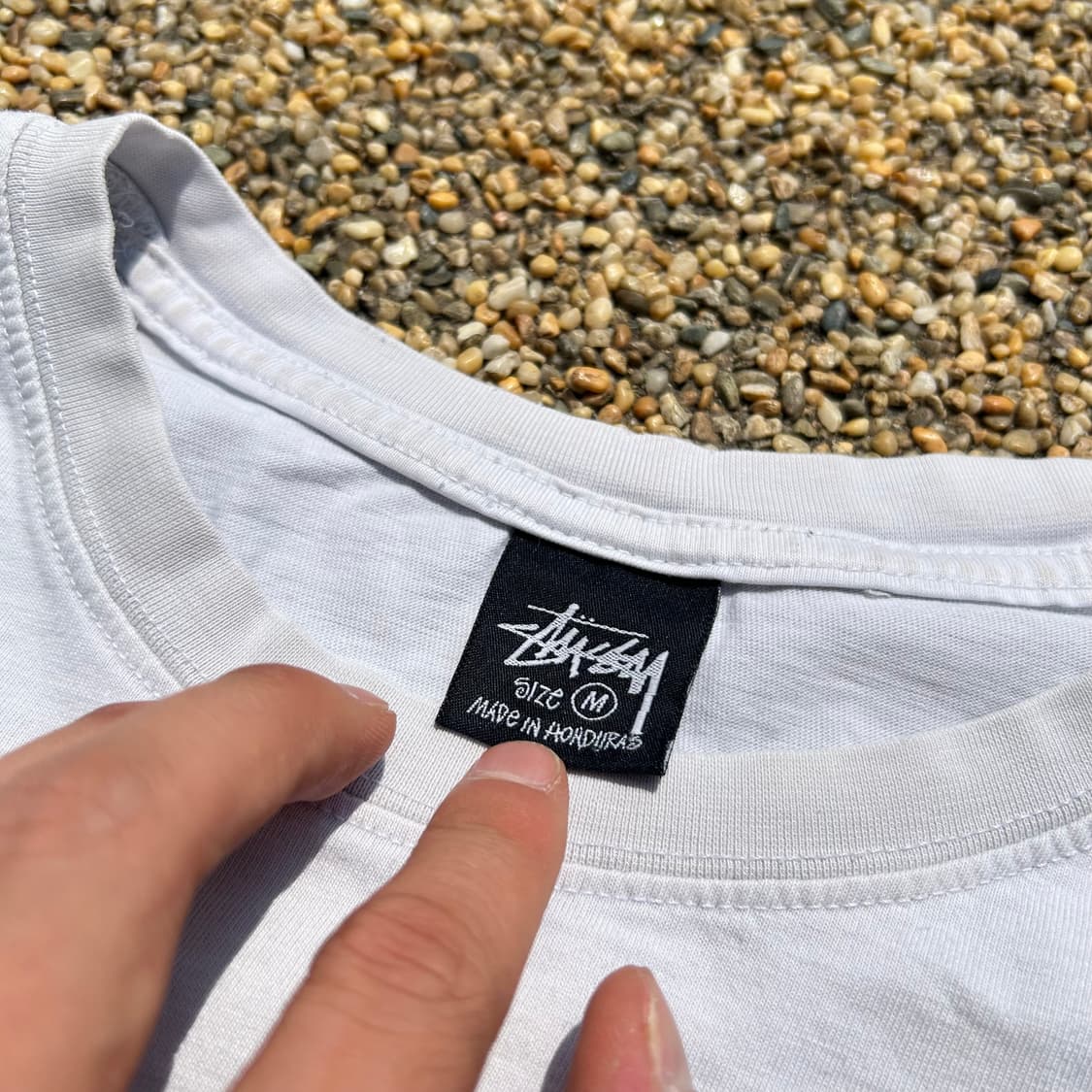 스투시(Stussy) 화이트 반팔티 상품이미지4