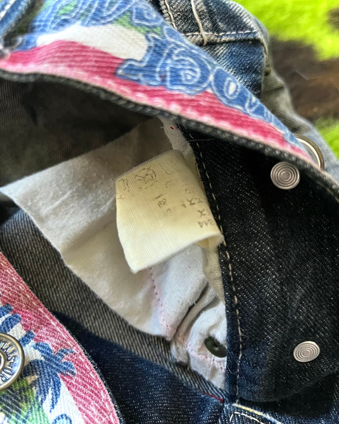 1980-90s Hyper Beach Washed Skinny Jeans 상품이미지8